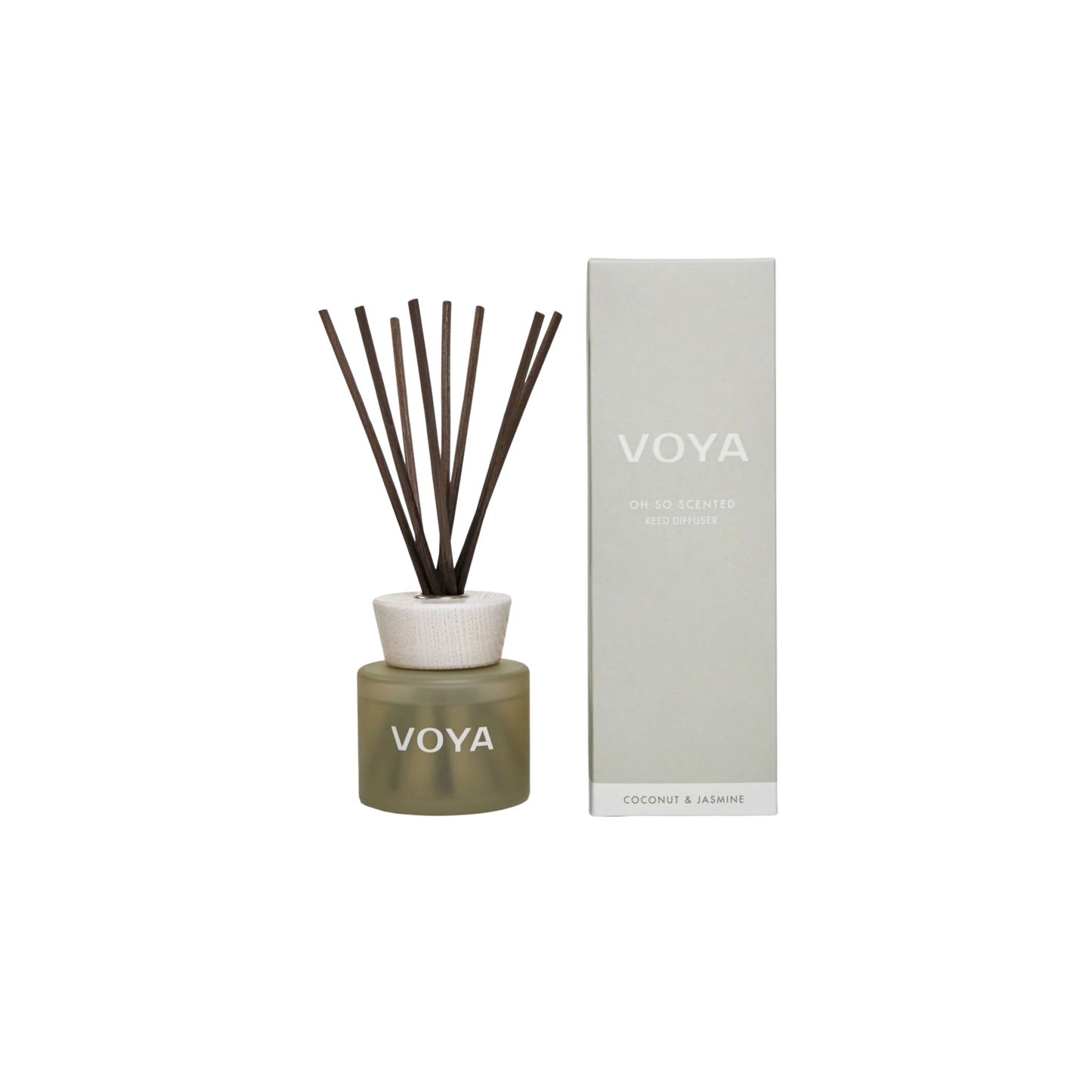 Voya - Oh So Scented Reed Diffuser | Coconut & Jasmine - ScentiMelti Home Fragrance, Beauty & Gifts UK