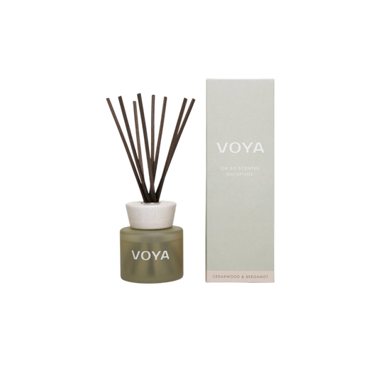 Voya -  Oh So Scented Reed Diffuser Cedar & Bergamot - ScentiMelti Home Fragrance, Beauty & Gifts UK