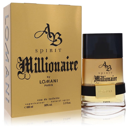 Spirit Millionaire by Lomani Eau De Toilette Spray 3.3 oz (Men) GENUINE AUTHENTIC BRAND LLC ScentiMelti Wax Melts