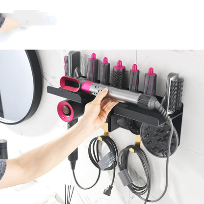 Curling Rod Dyson Wall Storage Rack | Hair Dryer Holder