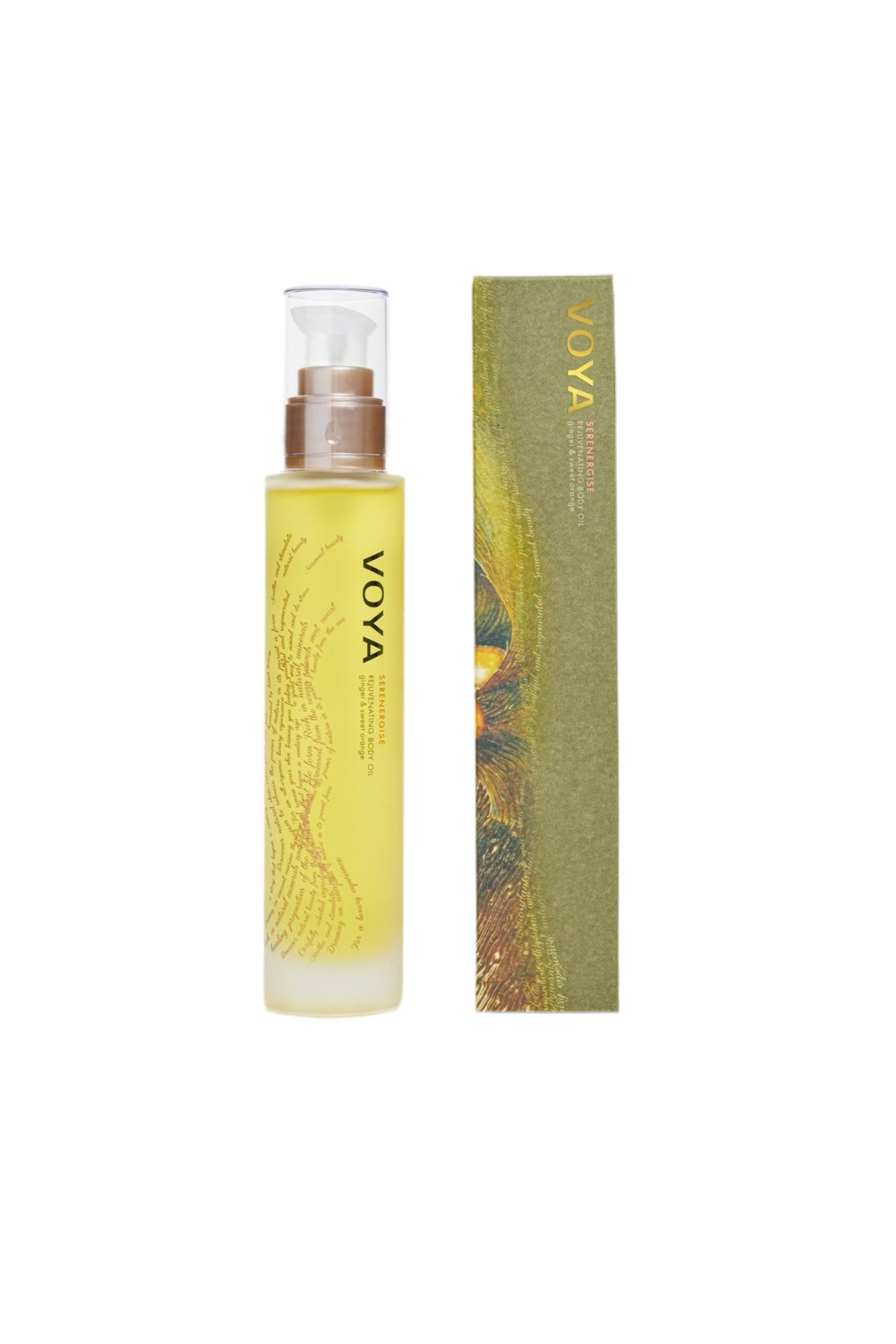 Voya Serenergise Rejuvenating Body Oil 100ml | Ginger & Sweet Orange - ScentiMelti Home Fragrance, Beauty & Gifts UK