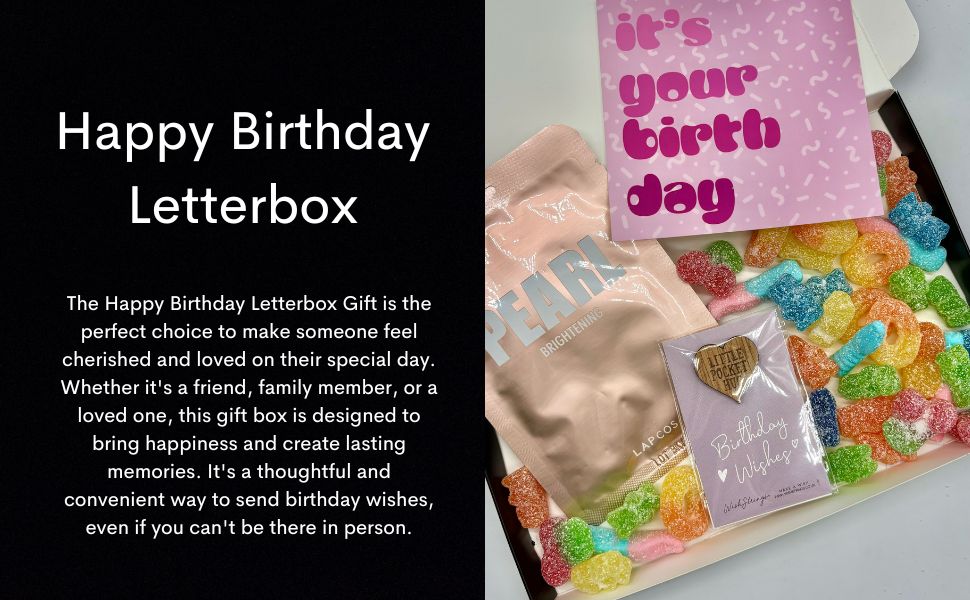 Happy Birthday Letterbox Gift Box with Sweets
