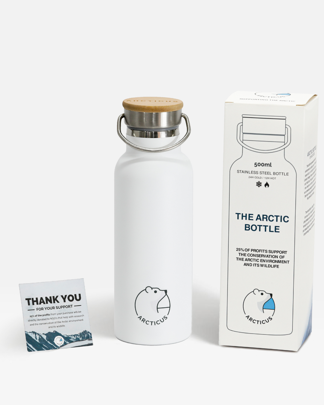 The Arctic Box - Travel Cup, Water Bottle & Bracelet - ScentiMelti Home Fragrance, Beauty & Gifts UK