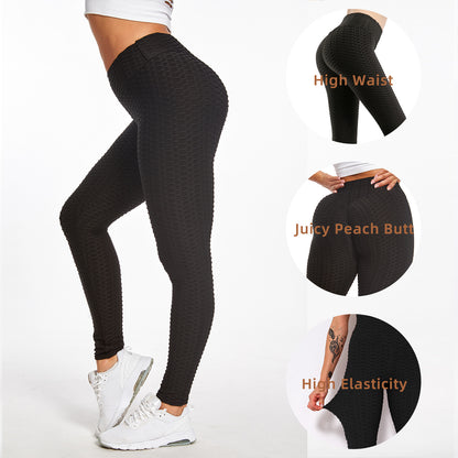 Women TIK Tok Viral Leggings |Bubble Textured Leggings Butt Lifting Yoga Pants Black www.ellajames.co.uk ScentiMelti Wax Melts