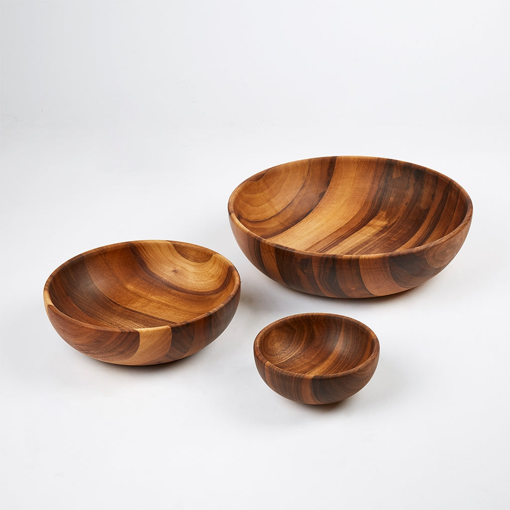 Walnut Large Bowl 27cm - ScentiMelti Home Fragrance, Beauty & Gifts UK