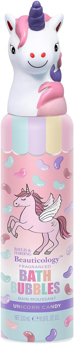 Baylis & Harding Beauticology Unicorn Candy Bath Bubbles Gift - Vegan Friendly (Pack of 1)