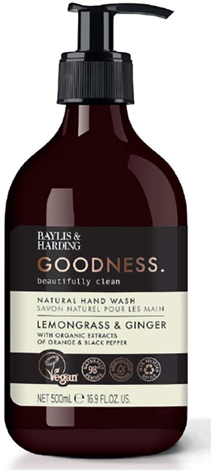 Baylis & Harding Goodness Lemongrass & Ginger, 500 ml Hand Wash - ScentiMelti Home Fragrance, Beauty & Gifts UK