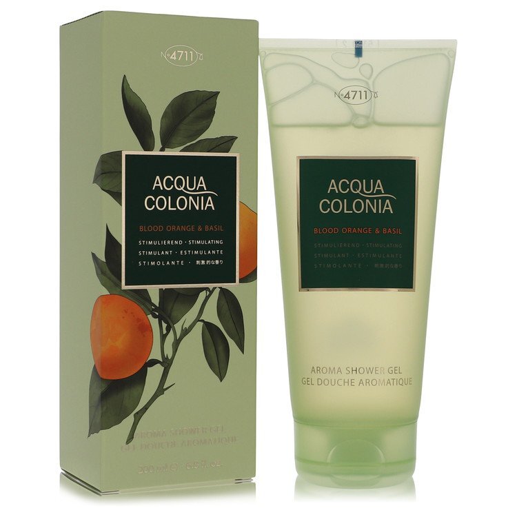 4711 Acqua Colonia Blood Orange & Basil by 4711 Shower Gel 6.8 oz (Women) GENUINE AUTHENTIC BRAND LLC ScentiMelti Wax Melts