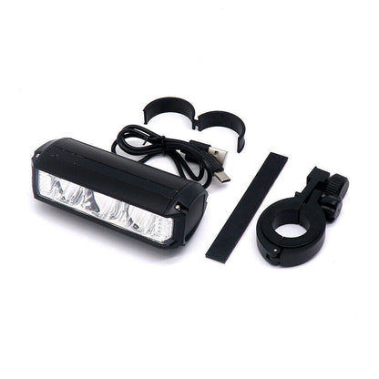 Bicycle Bike LED Front Light 4000mAh Headlight Lamp USB Rechargeable Flashlight - ScentiMelti Home Fragrance, Beauty & Gifts UK