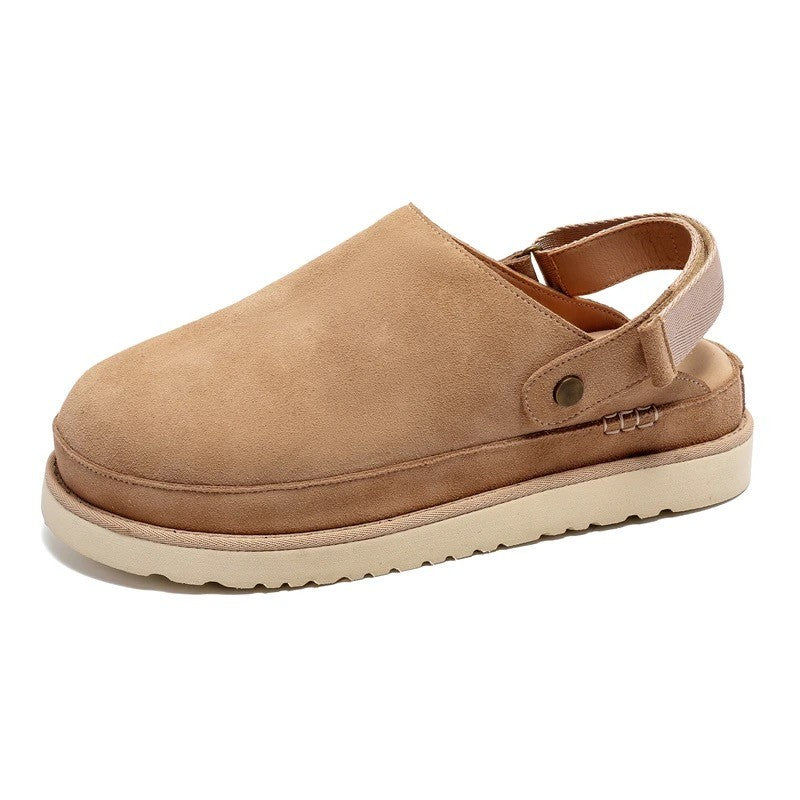 Sling Back Suede Slip On Shoes - ScentiMelti Home Fragrance, Beauty & Gifts UK