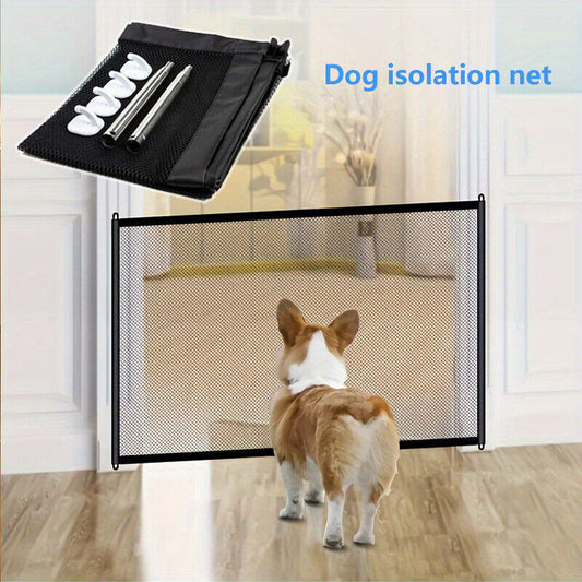 Pet Isolation Mesh No Drilling Safety Fences Net Portable Dog Cat Stair Door - ScentiMelti Home Fragrance, Beauty & Gifts UK