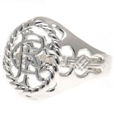 Rangers FC Silver Plated Crest Ring Medium Sweetlea Gifts Ltd ScentiMelti Wax Melts