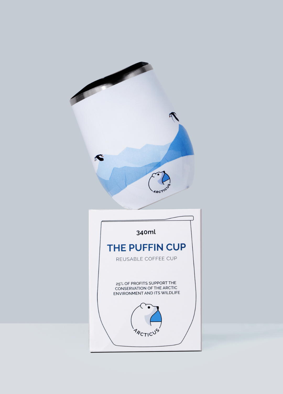 Puffin Coffee Cup - ScentiMelti Home Fragrance, Beauty & Gifts UK