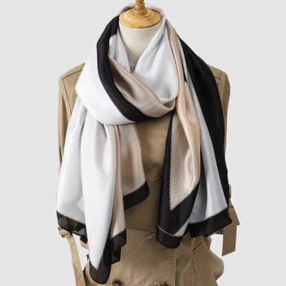 Gold Black and White Scarf - ScentiMelti Home Fragrance, Beauty & Gifts UK