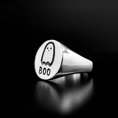 "Boo" Signet Ring - ScentiMelti Home Fragrance, Beauty & Gifts UK