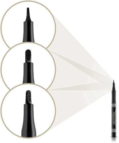 Max Factor Masterpiece High Precision Liquid Eyeliner, 1 ml, Charcoal - ScentiMelti Home Fragrance, Beauty & Gifts UK