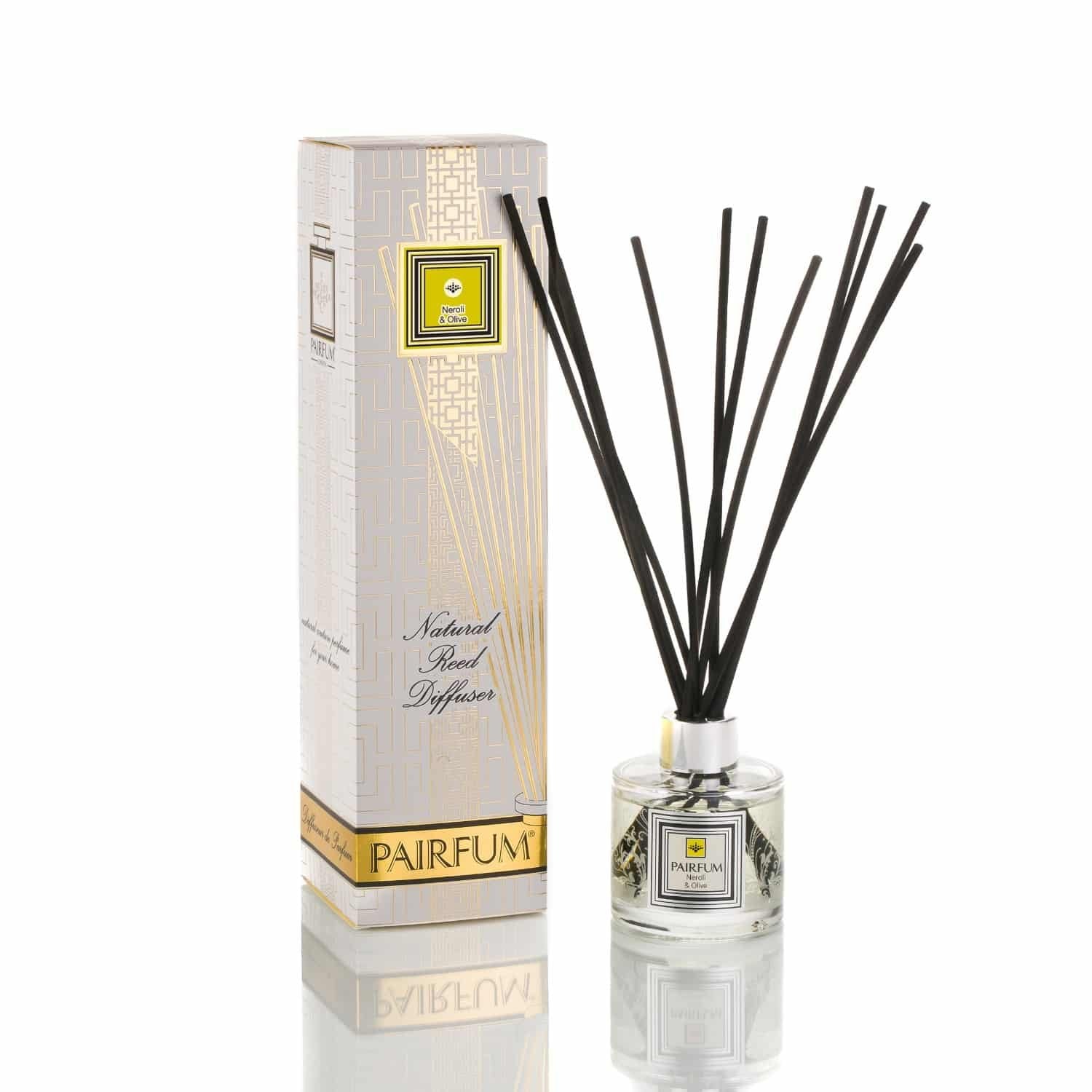 Pairfum London Luxury Reed Diffuser Classic Neroli & Olive 100ml +10 Reeds - ScentiMelti  Pairfum London Luxury Reed Diffuser Classic Neroli & Olive 100ml +10 Reeds