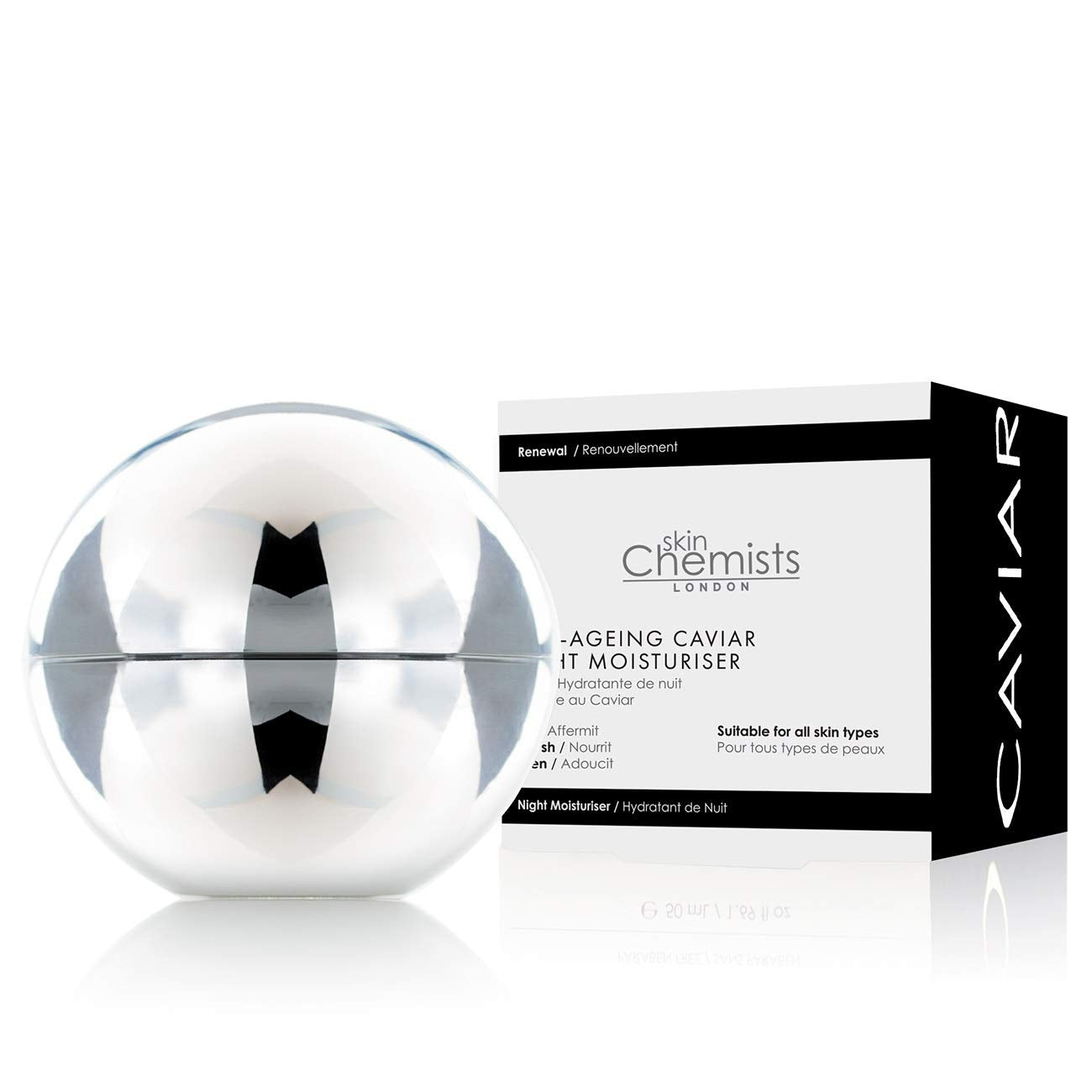 skinChemists London Anti-Ageing Caviar Night Moisturiser 50ml Grace Beauty ScentiMelti Wax Melts