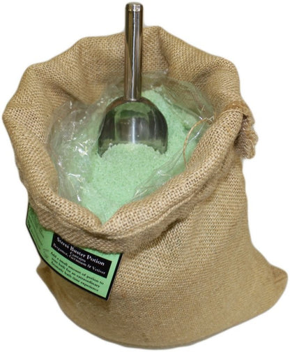 Stress Buster Potion 7kg  Hessian Sack - ScentiMelti  Stress Buster Potion 7kg  Hessian Sack