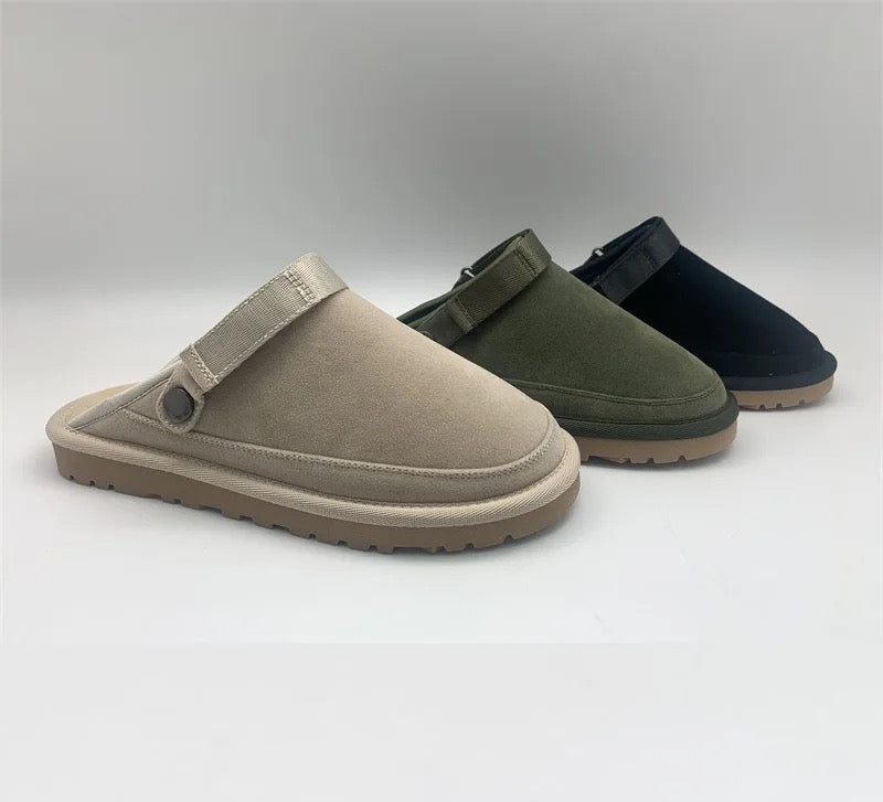 Sling Back Suede Slip On Shoes - ScentiMelti Home Fragrance, Beauty & Gifts UK