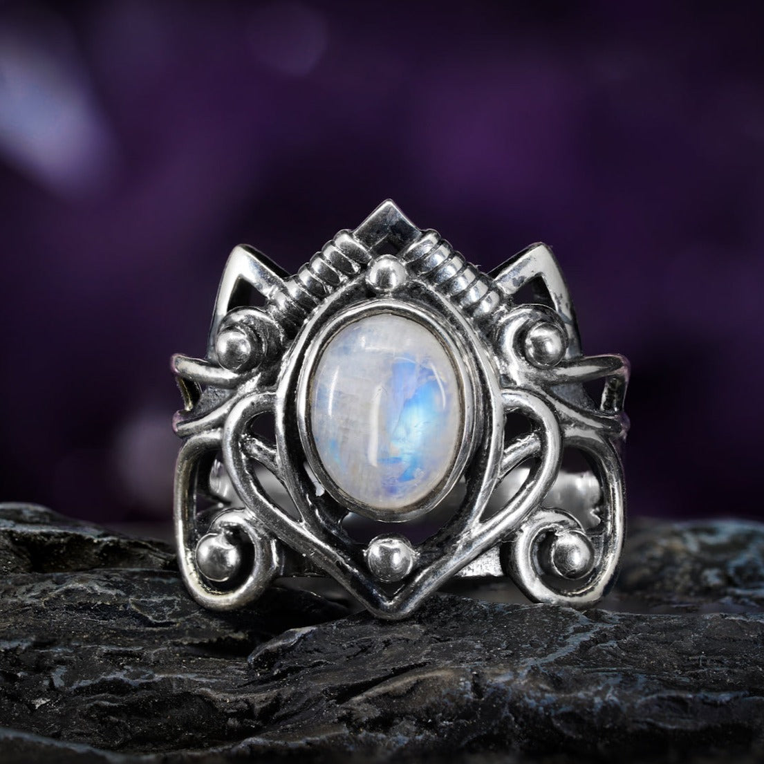 'Eve' ~ Moonstone Ring - ScentiMelti Home Fragrance, Beauty & Gifts UK