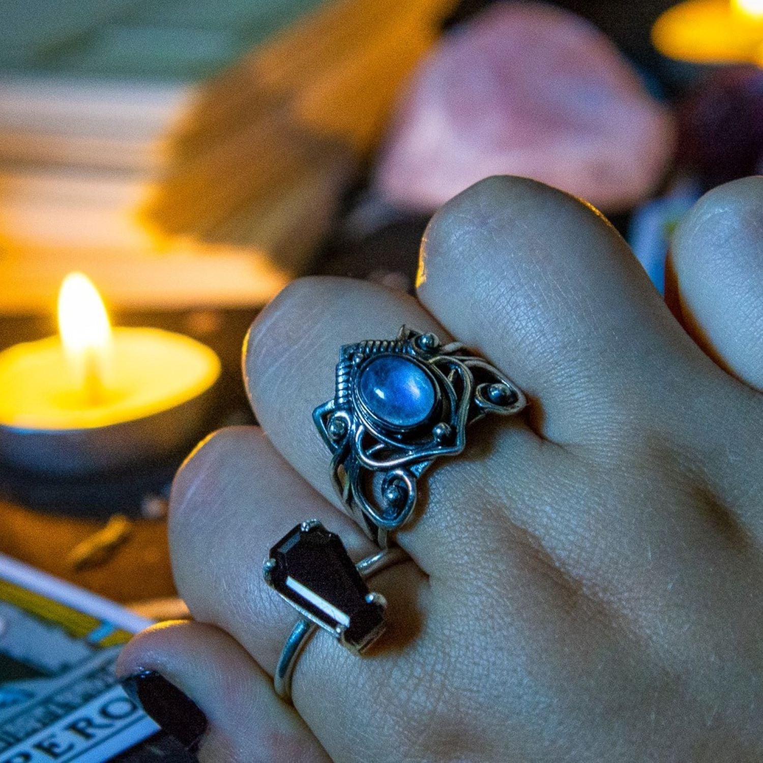 'Eve' ~ Moonstone Ring - ScentiMelti Home Fragrance, Beauty & Gifts UK