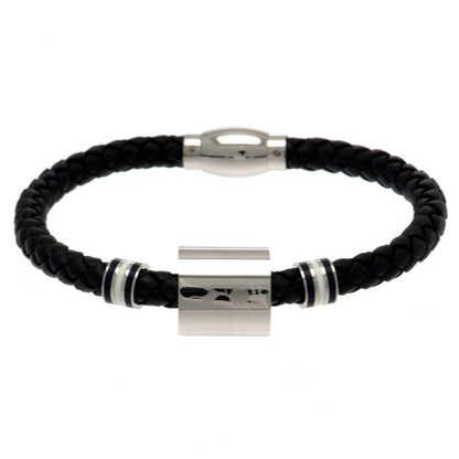 Tottenham Hotspur FC Colour Ring Leather Bracelet - ScentiMelti Home Fragrance, Beauty & Gifts UK