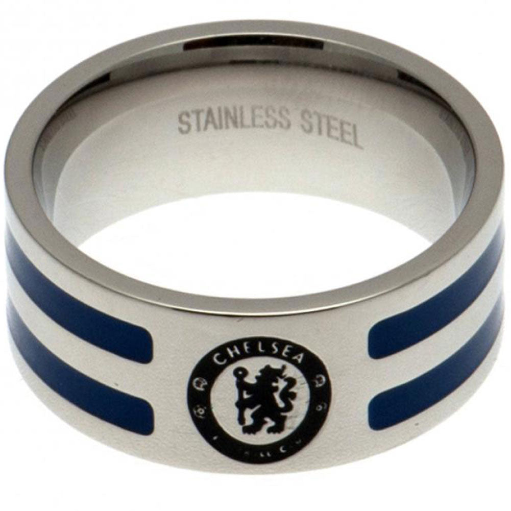 Chelsea FC Colour Stripe Ring Medium Sweetlea Gifts Ltd ScentiMelti Wax Melts