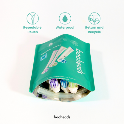 Oraboo - Biodegradable Electric Toothbrush Heads Compatible with OralB* booheads ScentiMelti Wax Melts