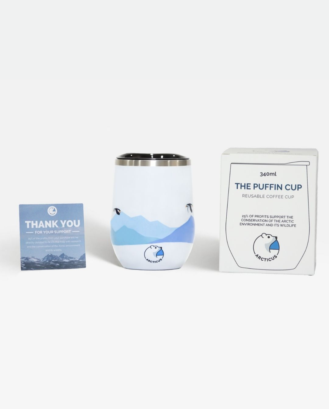 Puffin Coffee Cup - ScentiMelti Home Fragrance, Beauty & Gifts UK