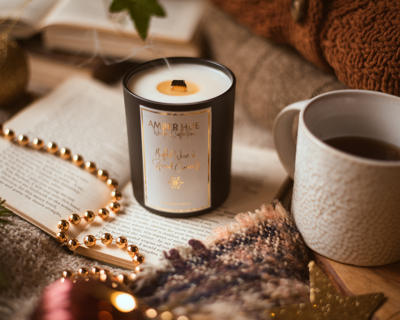 Mulled Wine & Spiced Currants - Christmas Candle - ScentiMelti Home Fragrance, Beauty & Gifts UK