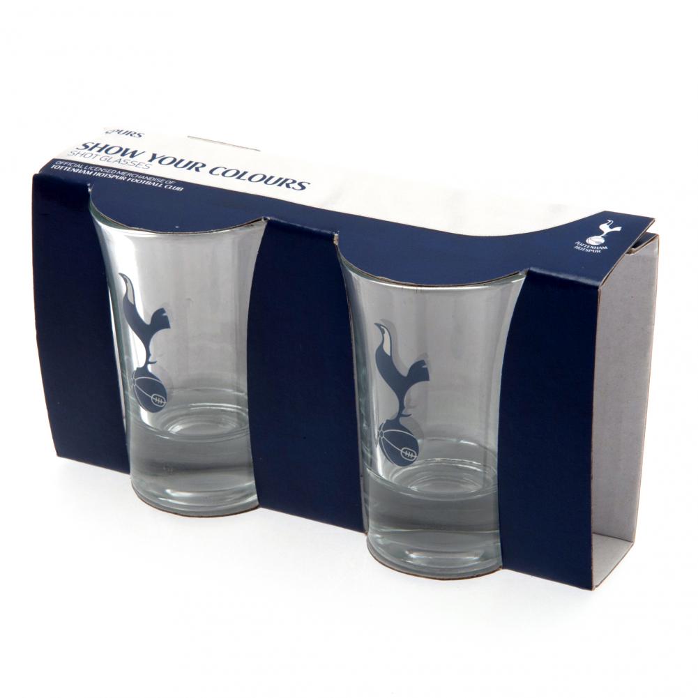 Tottenham Hotspur FC 2pk Shot Glass Set - ScentiMelti Home Fragrance, Beauty & Gifts UK