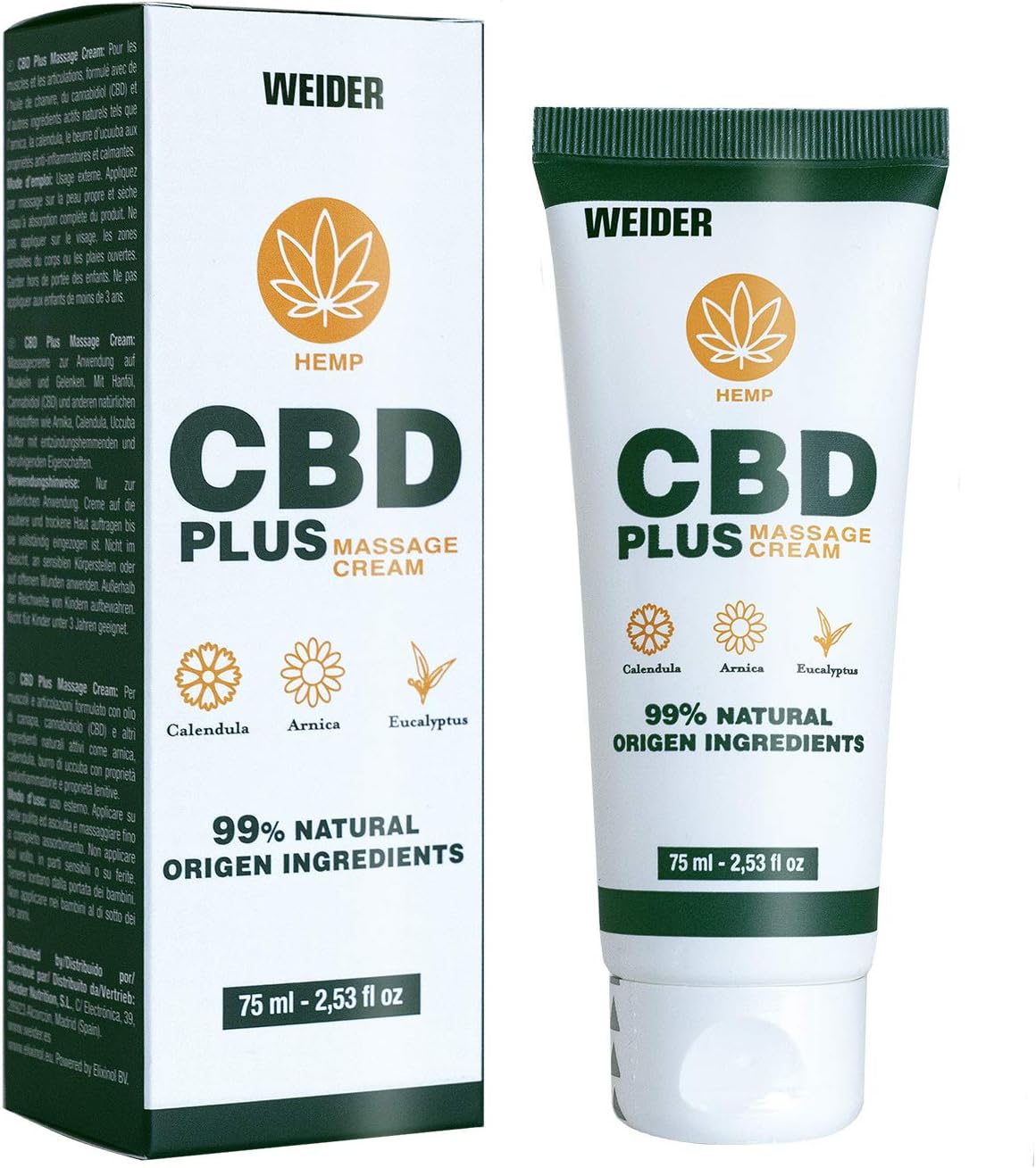 Weider Anti-inflammatory CBD Cream 75 ml Pain Relief Stiffness Relief - ScentiMelti  Weider Anti-inflammatory CBD Cream 75 ml Pain Relief Stiffness Relief