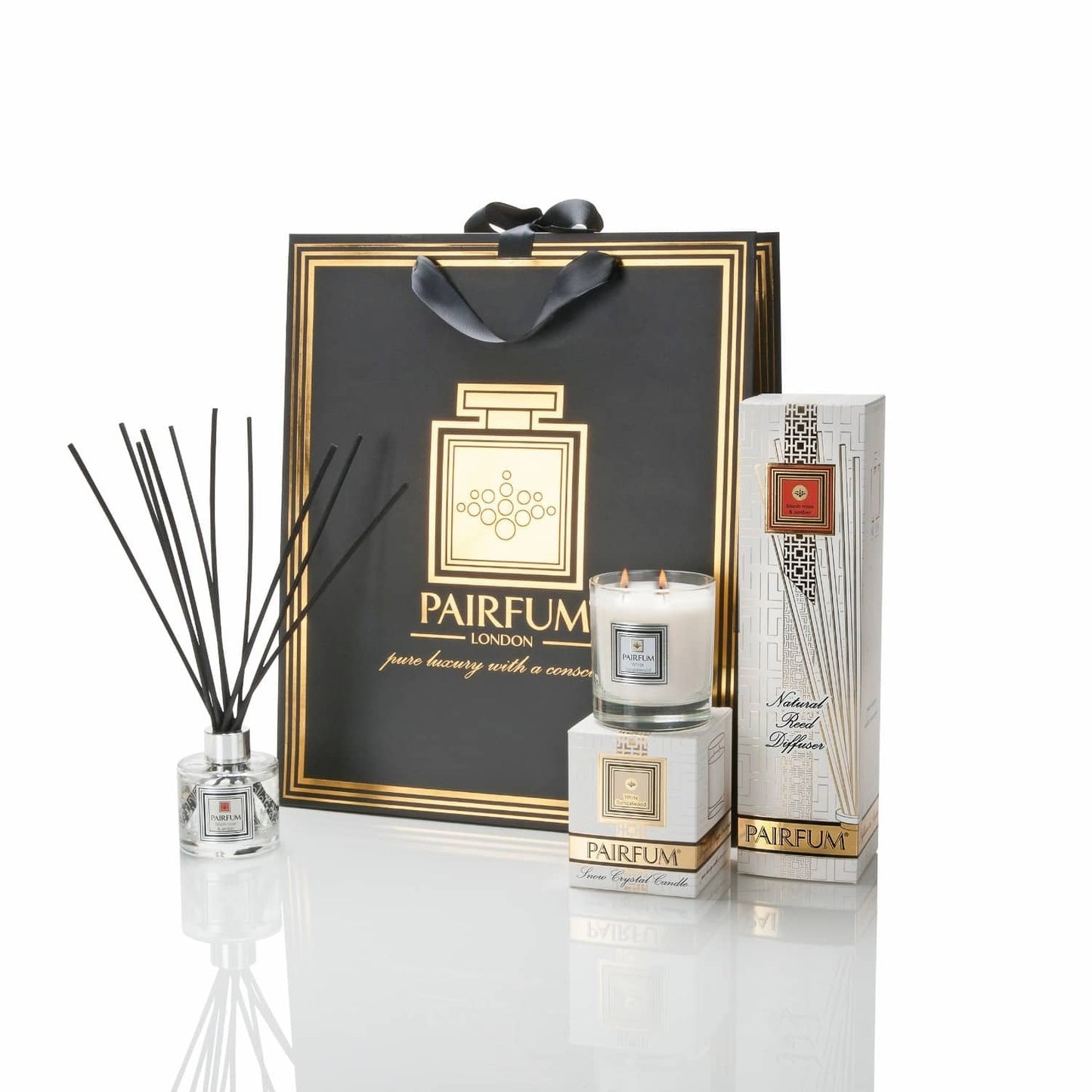 Pairfum London Luxury Reed Diffuser Classic Neroli & Olive 100ml +10 Reeds - ScentiMelti  Pairfum London Luxury Reed Diffuser Classic Neroli & Olive 100ml +10 Reeds