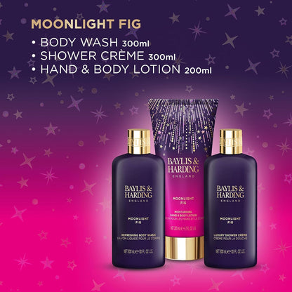 Baylis & Harding Moonlight Fig Lux Bathing Essentials Set