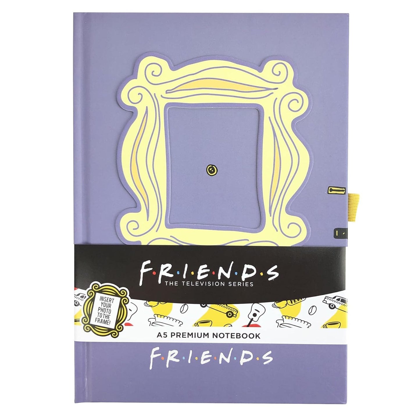 Friends Purple Door Hardcover lined A5 Journal Movie Notebook 210x141 mm - ScentiMelti Home Fragrance, Beauty & Gifts UK