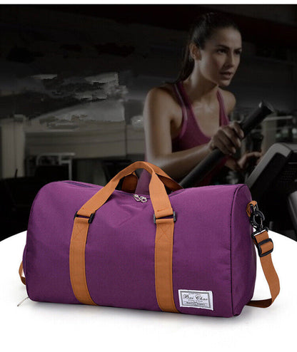 Men & Ladies Sports Duffle Travel Bag Lager Canvas Leisure Work Gym Holdall Bags - ScentiMelti Home Fragrance, Beauty & Gifts UK