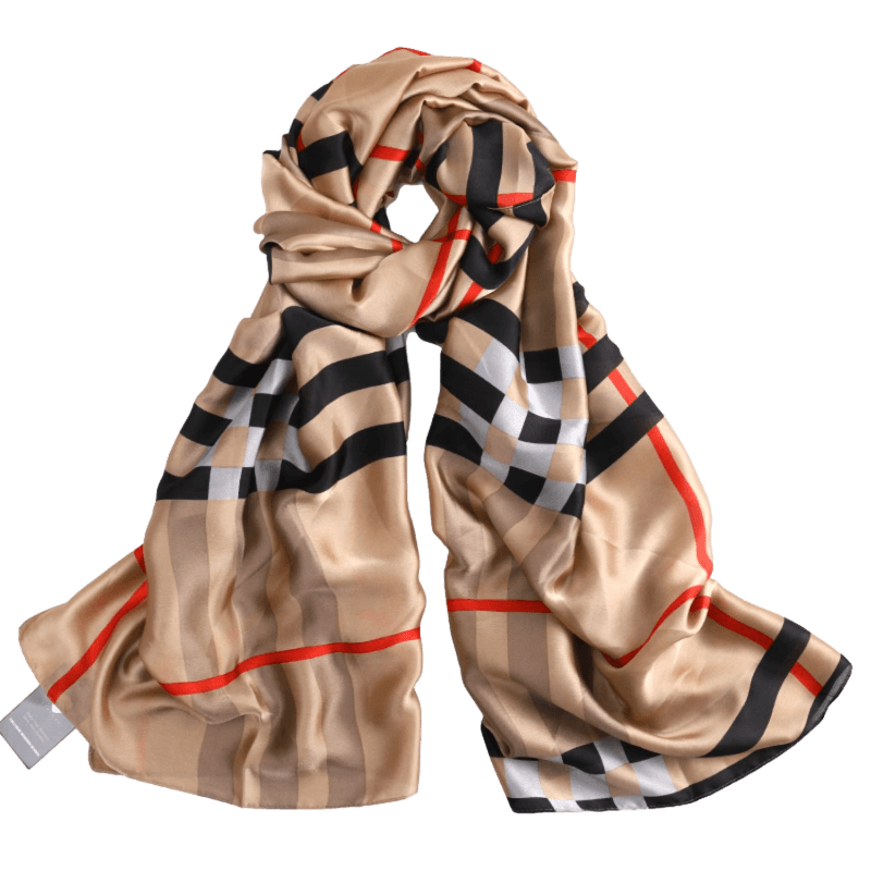 Classic Tartan Large Satin Scarf - ScentiMelti Home Fragrance, Beauty & Gifts UK