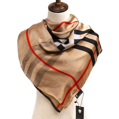 Classic Tartan Large Satin Scarf - ScentiMelti Home Fragrance, Beauty & Gifts UK