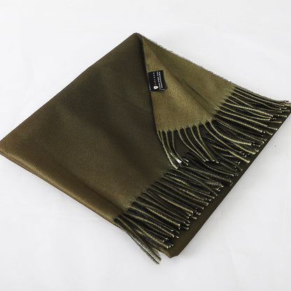 Black and Green Pashmina Shawl - ScentiMelti Home Fragrance, Beauty & Gifts UK