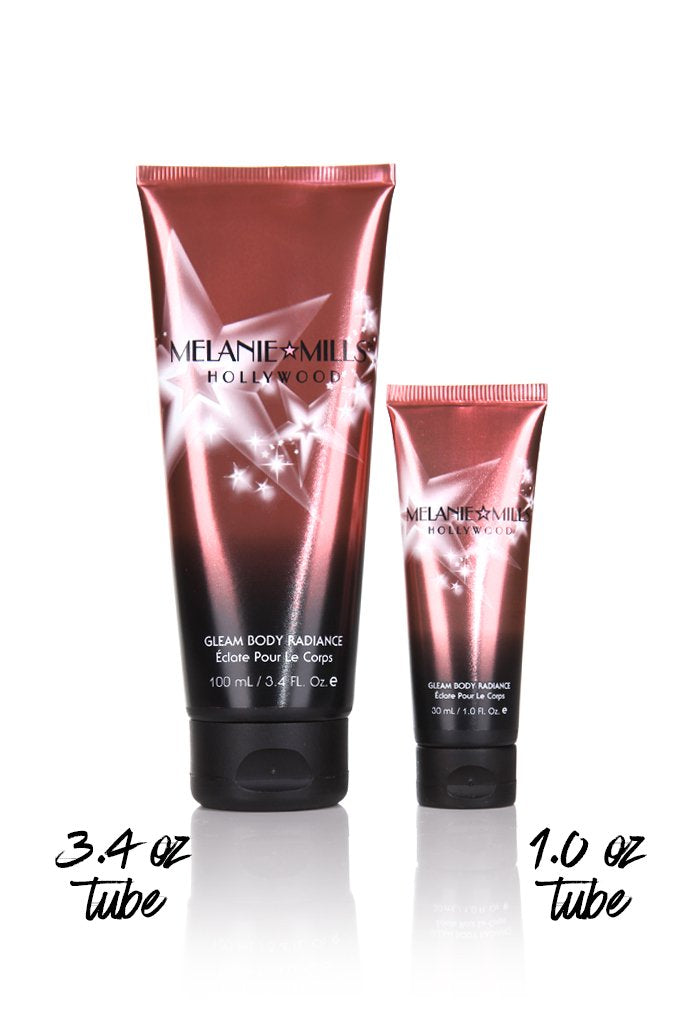 Melanie Mills Hollywood Gleam Body Radiance All In One Makeup, Moisturiser & Glow For Face & Body Rose Gold Beauty Goddess ScentiMelti Wax Melts