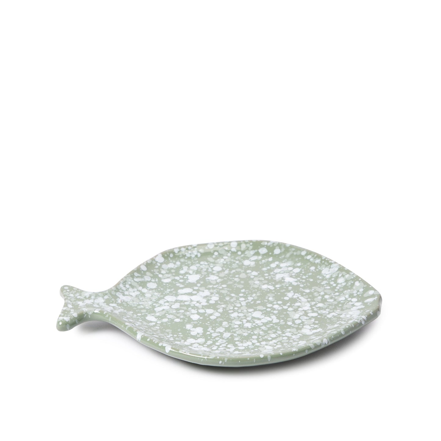 Small Fish Platter Silt Green 22cm - ScentiMelti Home Fragrance, Beauty & Gifts UK