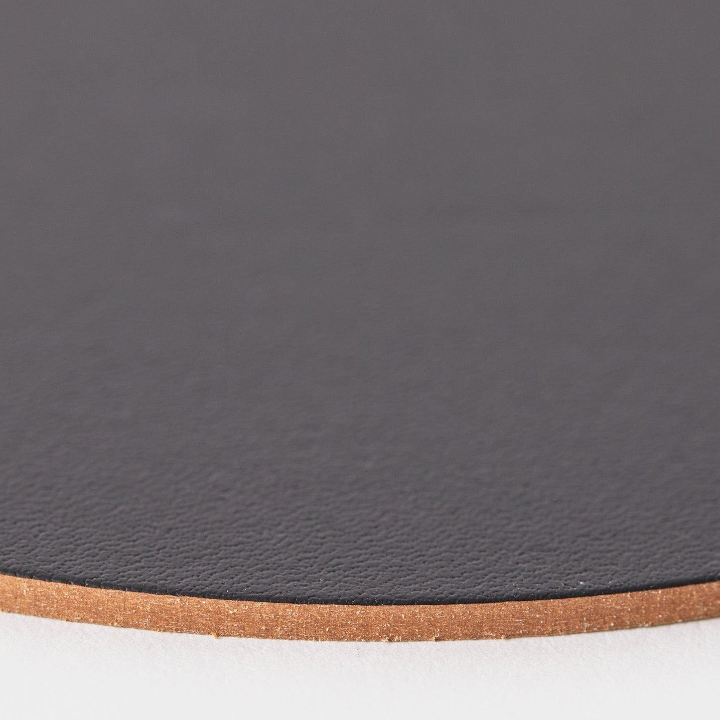 Cuero Two Tone Round Leather Coaster 10cm - ScentiMelti Home Fragrance, Beauty & Gifts UK