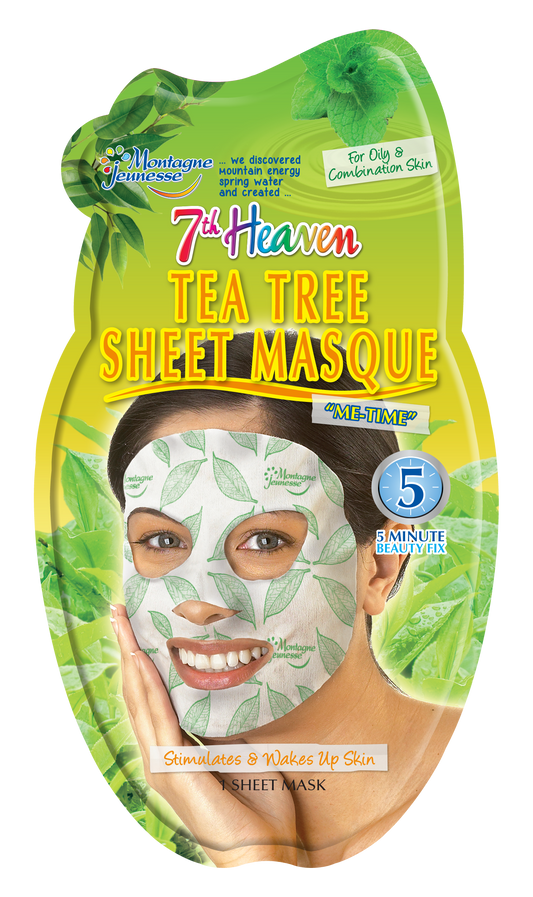 7th Heaven Tea Tree Sheet Mask, 16g Beauty Goddess ScentiMelti Wax Melts