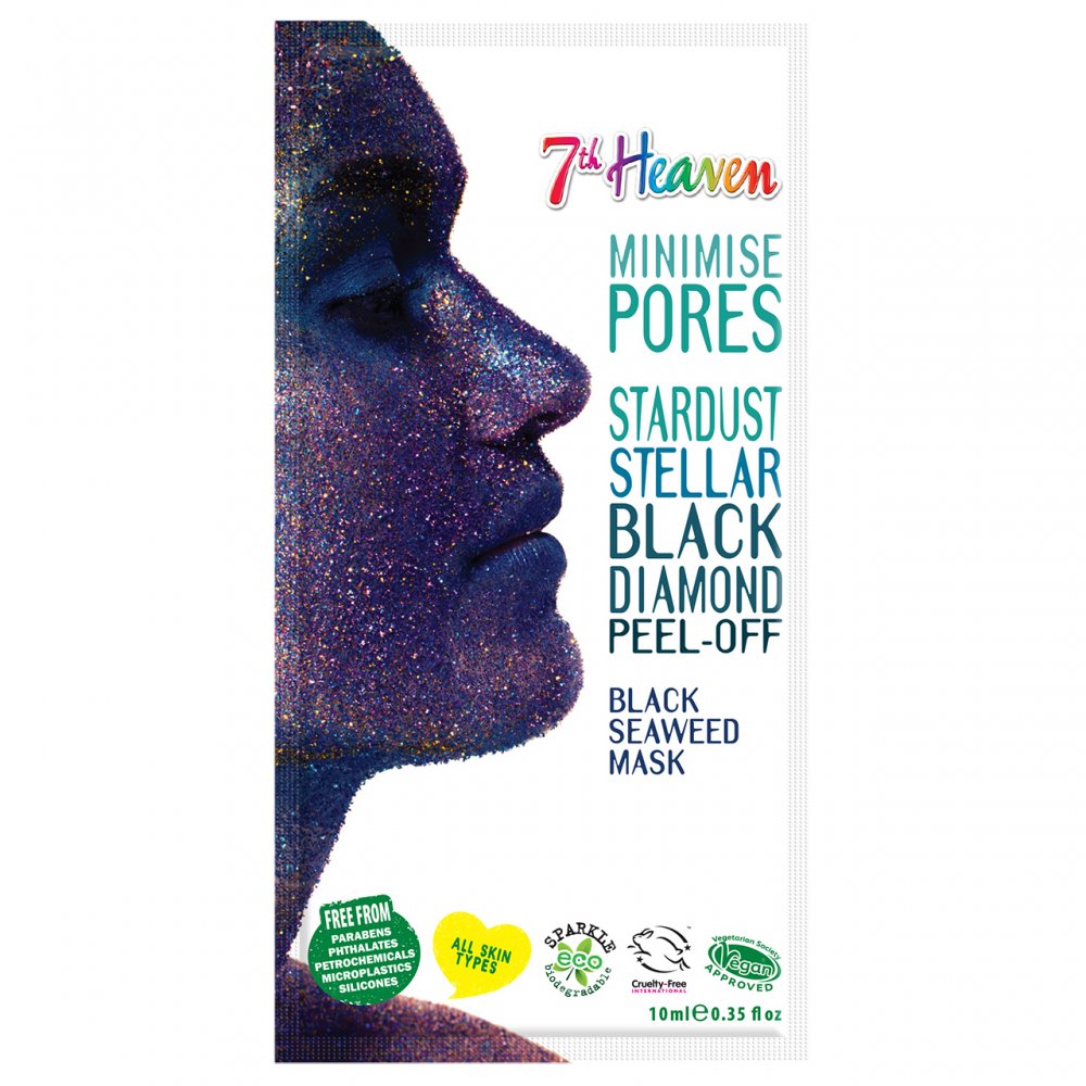 7th Heaven StarDust Stellar Black Diamond Peel-Off Black Seaweed Mask, 10ml Beauty Goddess ScentiMelti Wax Melts