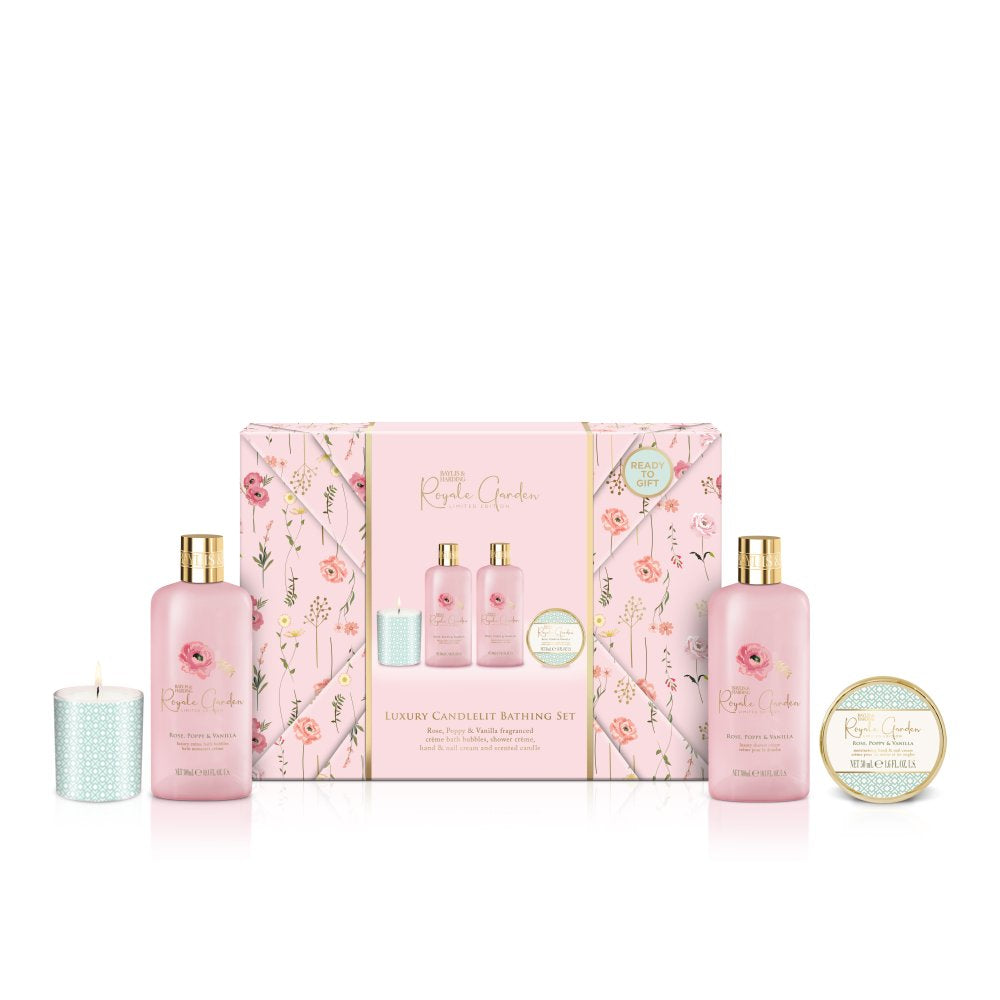 BAYLIS & HARDING ROYALE GARDEN CANDLETLIT GIFT SET