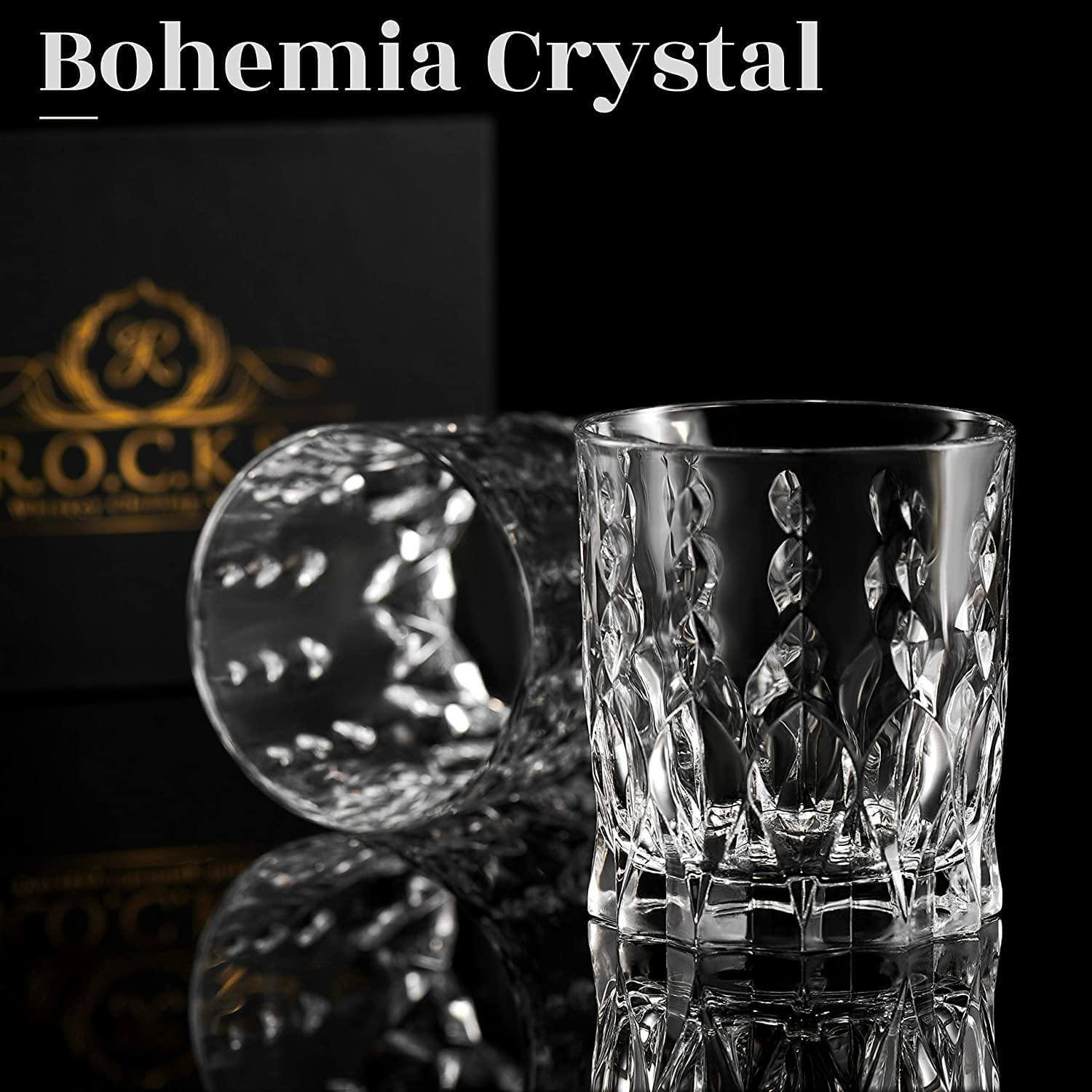 The Eco-Crystal Collection - Monarch Glass Edition R.O.C.K.S. Whiskey Chilling Stones ScentiMelti Wax Melts