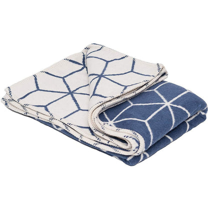 Atlanta blanket Navy & Cream Geometric Single Size Bed Blanket( Throw) Grace Beauty ScentiMelti Wax Melts