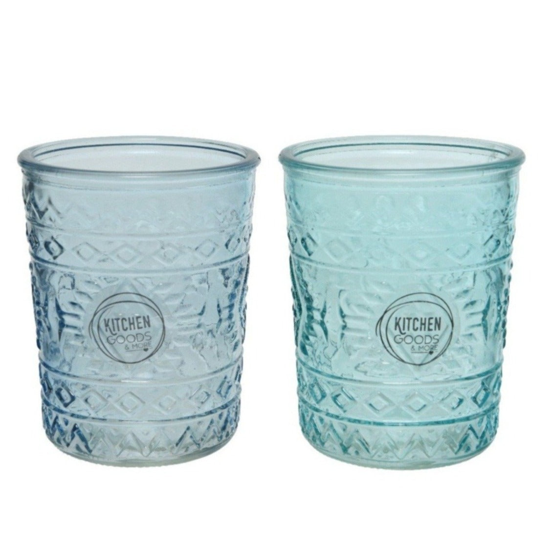 Embossed Glass Tumbler in Sea Breeze www.ellajames.co.uk ScentiMelti Wax Melts