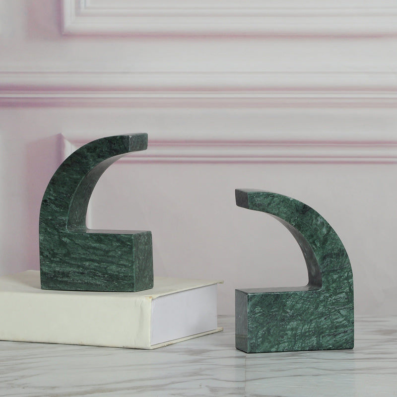 Modern Minimalist Marble Bookend Decoration - ScentiMelti Home Fragrance, Beauty & Gifts UK